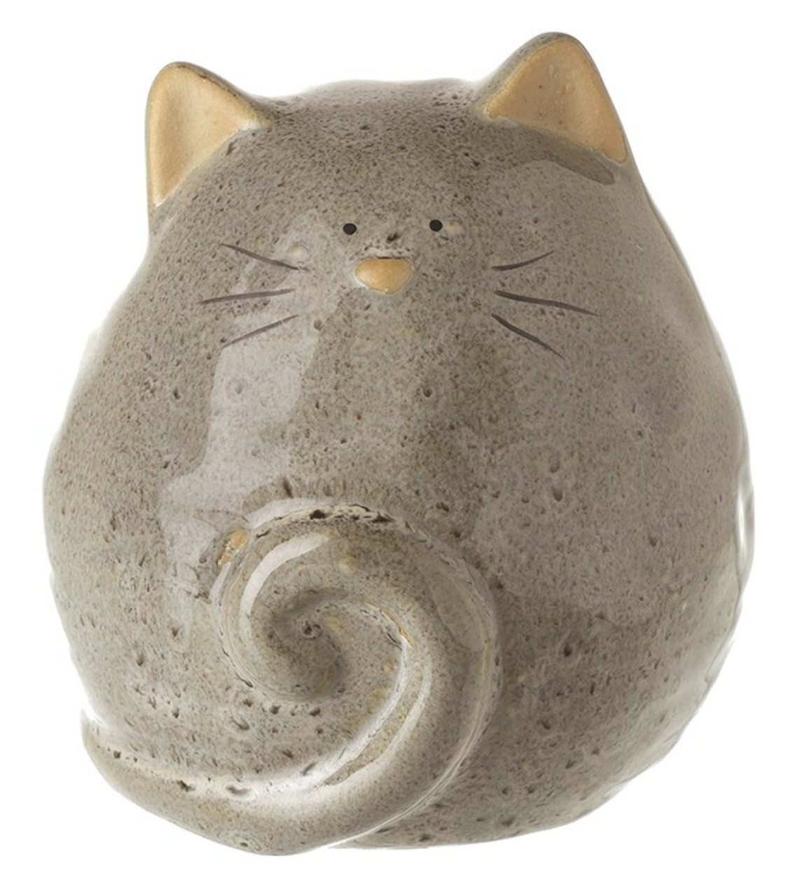Ceramic cat ornament