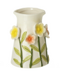 Floral ceramic vase small