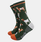 mens bamboo socks - khaki/tan, goats