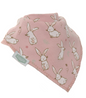 Bunnies on pink bib