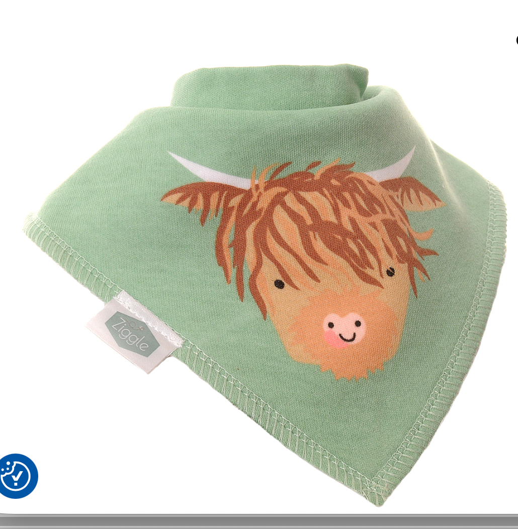 Highland Cow Bib