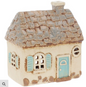 village pottery garden pebble house tealight
