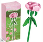 mini bricks stem flowers rose