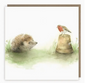 Garden friends greeting card