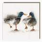 Catch up with gossip greeting card