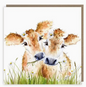 Daisy moo greeting card
