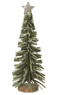 green felt christmas tree with star