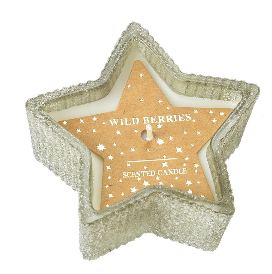 Wild berries Glass Star scented candles