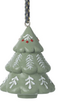 resin green christmas tree hanger