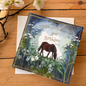 Horse & Cow Parsley Birthday Card