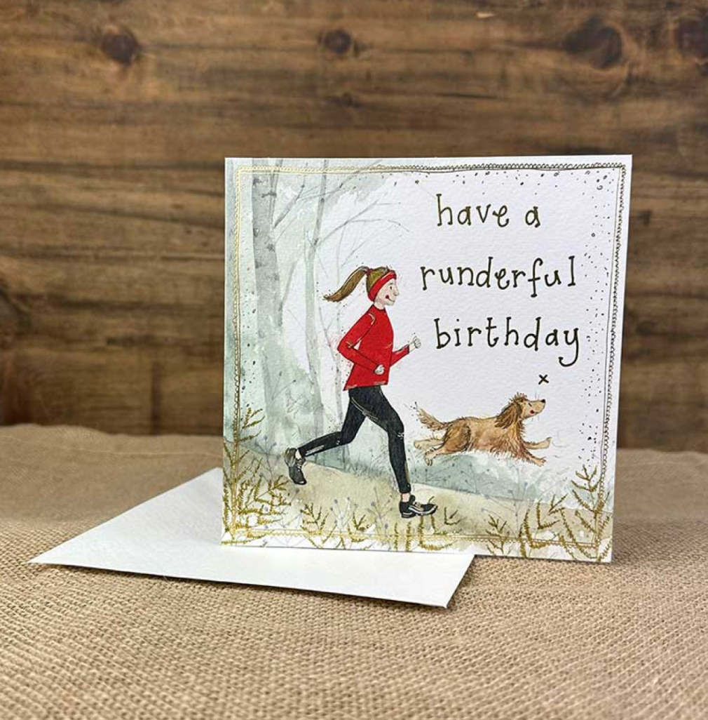 Morning Run Birthday Card
