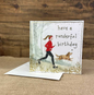 Morning Run Birthday Card