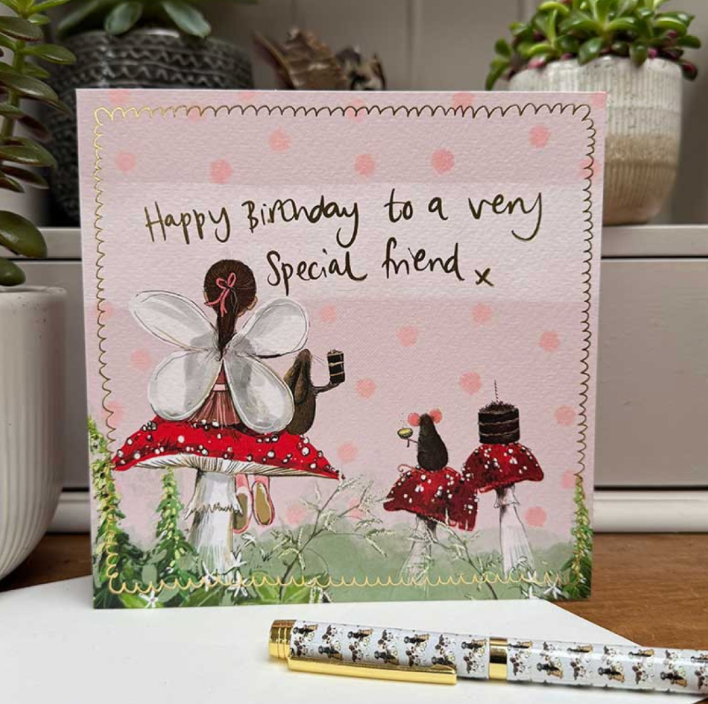 Fairy Toadstools Card