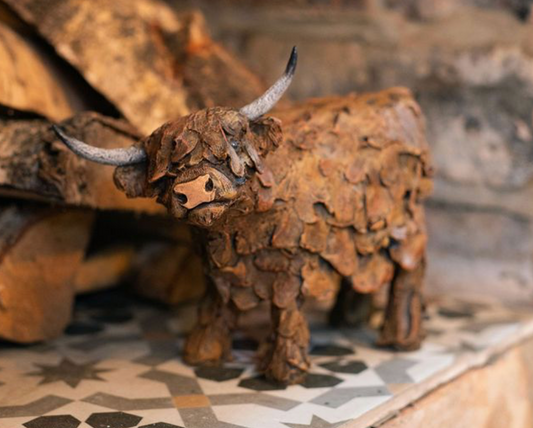 Wrendale Highland Cow Figurine Gordon