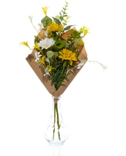 Sunflower Bunch With Kraft Paper