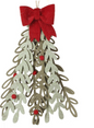 felt leaf hanging with bow