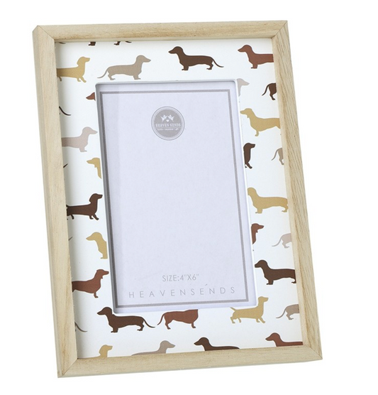 sausage dog photo frame