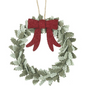 felt holly leaves wreath