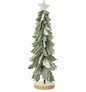 Tall felt holly tree with star