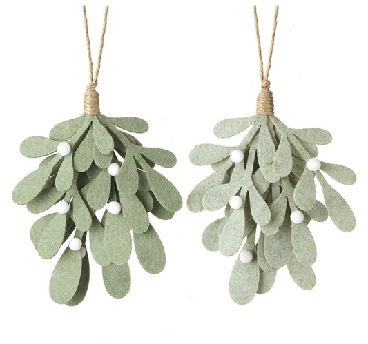 hanging felt mistletoe mix