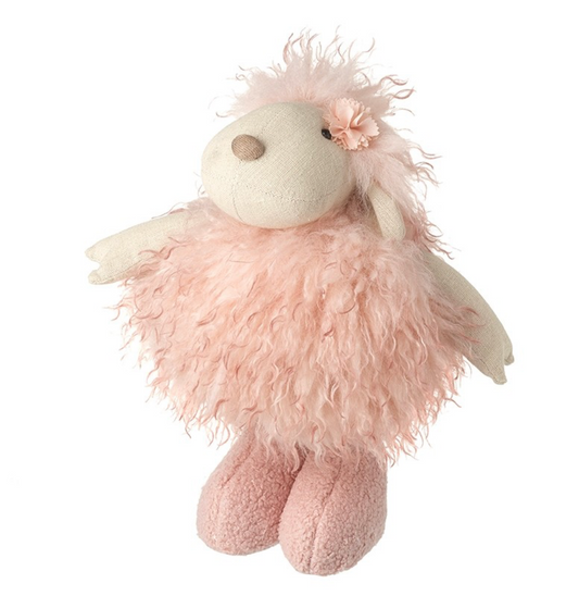 pink fluffy sheep