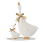 Metal mum & baby duck ornament