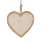 Wooden Edge Hanging Heart
