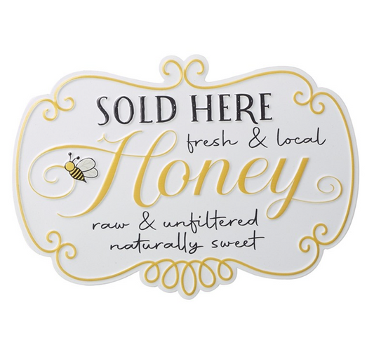 honey sold here sign