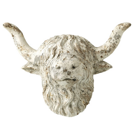 highland cow head lrg wall hanging