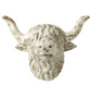 highland cow head lrg wall hanging