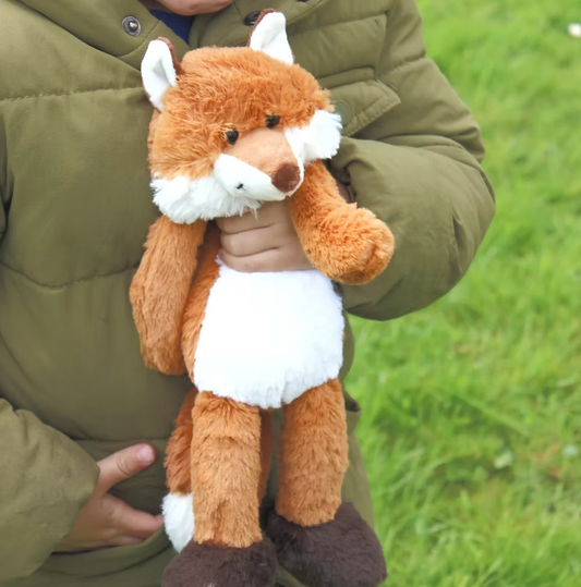 fox soft plush stuffed baby toy