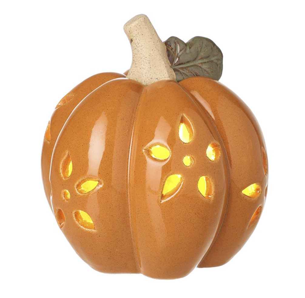 pumpkin t light holder