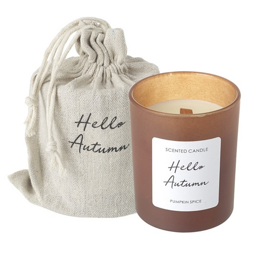 hello autumn scented candle