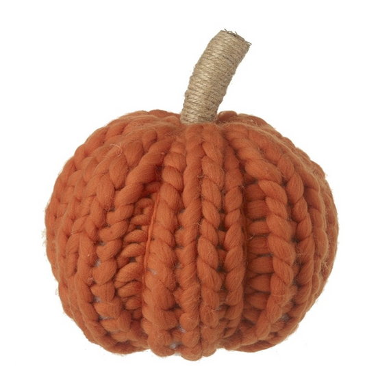 wool knitted pumpkin lg
