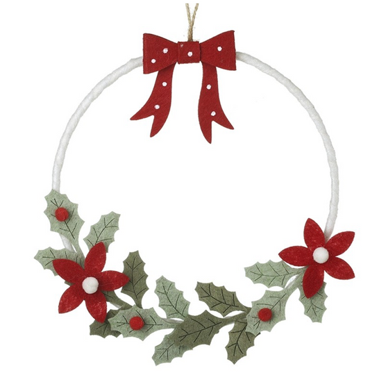 felt ring garland small