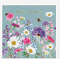 Sunflowers and bees birthday card