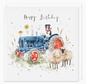 sheepdog tractor birthday card