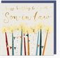 cream candles son-in-law birthday card