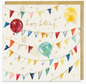 ballons & bunting birthday card