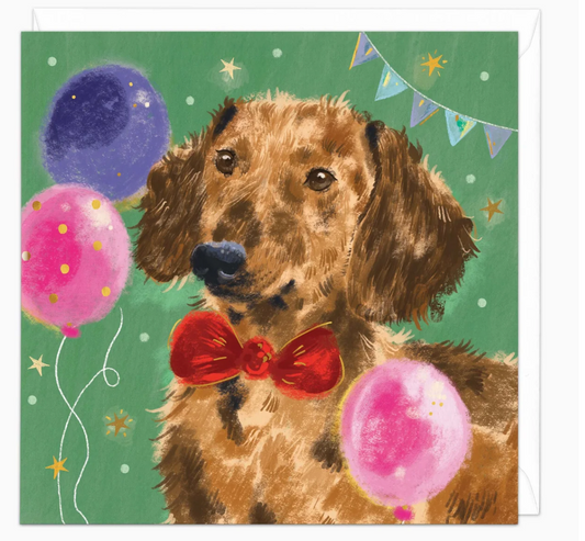 jolly sausage birthday card