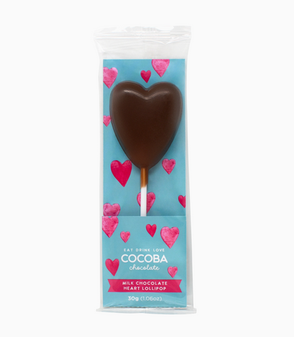 Milk Chocolate Heart Lollipop