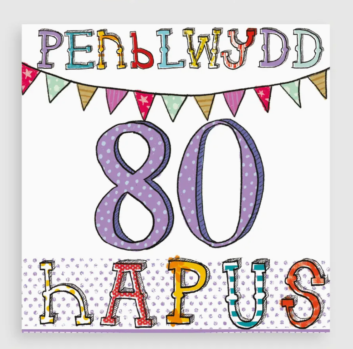 Penblwydd Hapus 80