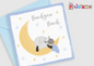 Bachgen Bach - Baby Boy - Blue baby sheep Welsh pack card