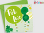 Pob Lwc - Good Luck - Balloons Welsh Greeting Cards