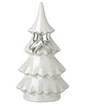 white porcelain tree with silver bow