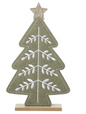 felt embroided standing tree large
