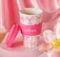Bow travel coffee cup
