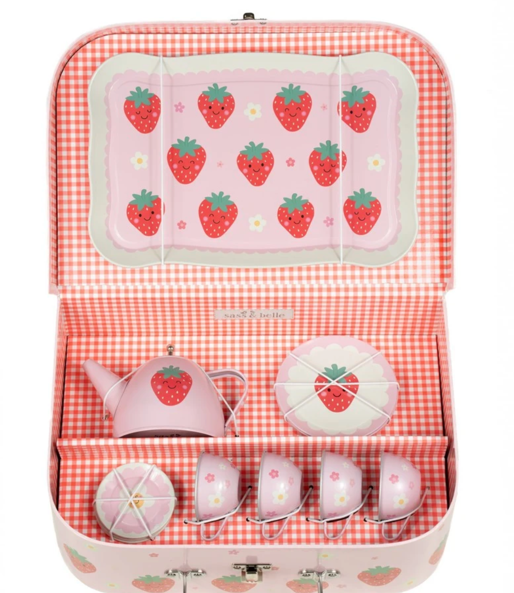 Strawberry Kids Tea Set