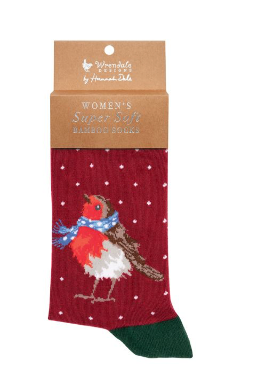 Robin Christmas Socks Seasons Tweetings Fair Isle