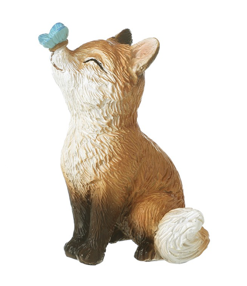 Polyresin Fox ornament